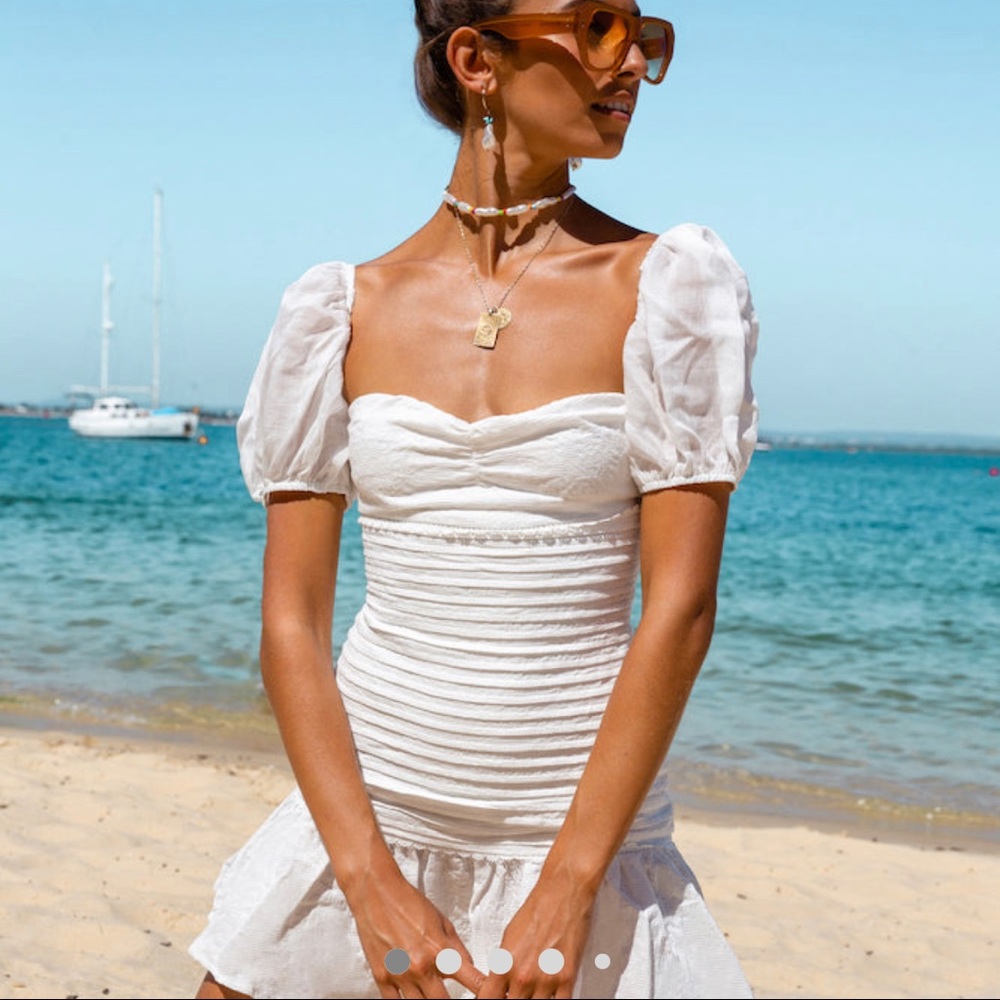 Hello molly Saint cloud dress white